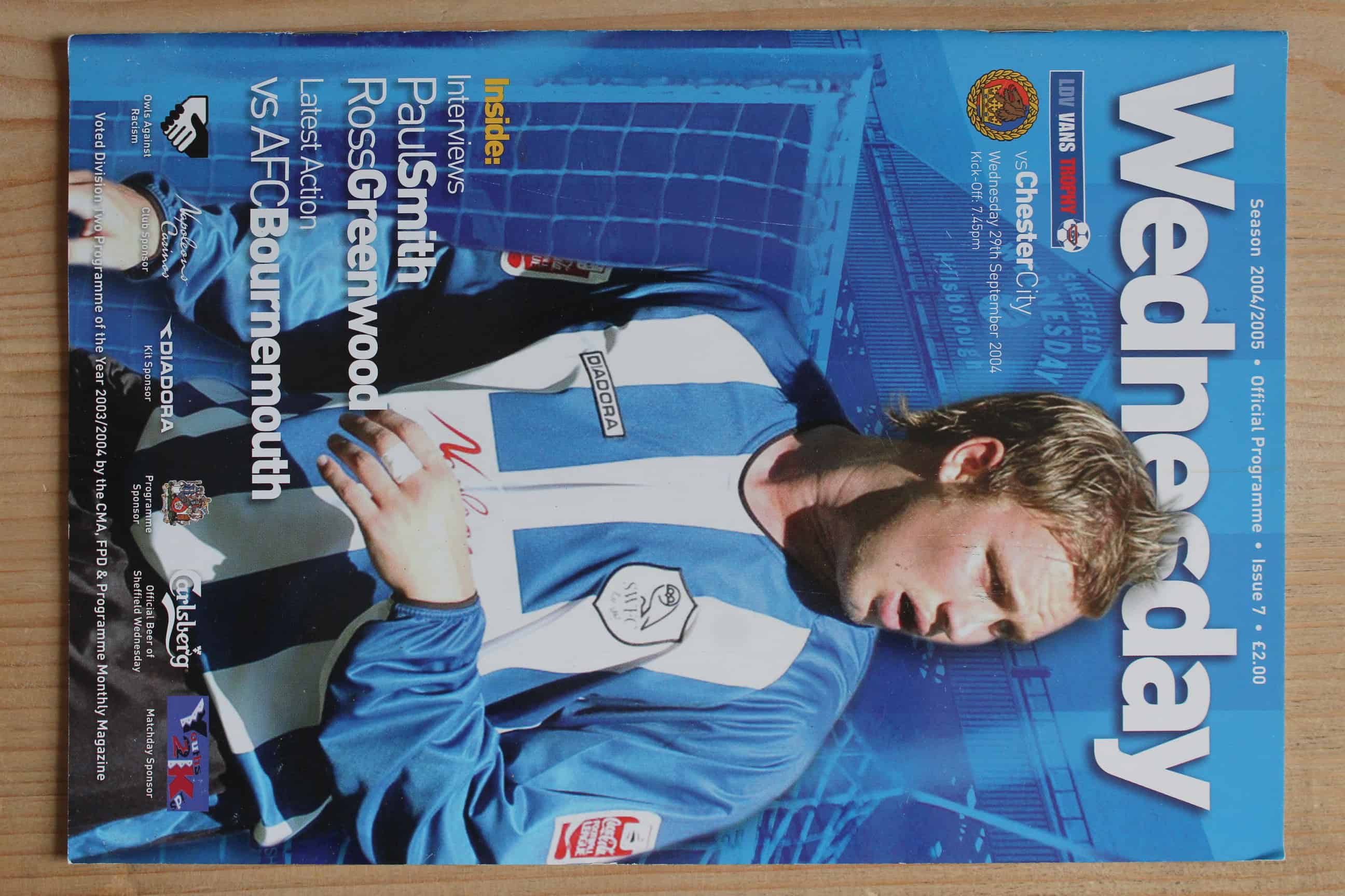 Sheffield Wednesday FC  v Chester FC